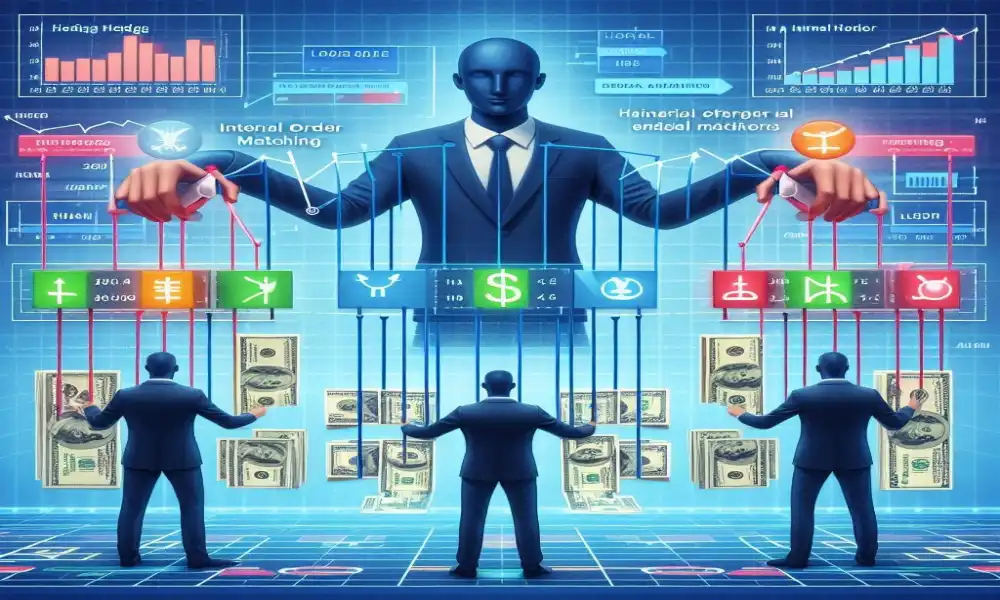 پوشش ریسک داخلی بروکر سفارشات را با یکدیگر تطبیق می‌دهد